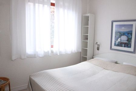 Schlafzimmer mit Doppelbett Bungalow Eekkampstr. 32 Scharbeutz